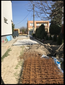 zhotovenie terasy a parkovacieho miesta
