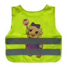 Detská reflexná vesta Žltá (Dievča)