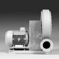 Vysokotlaké ventilátory s pohonem klínovými řemeny se základovou deskou