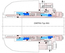 Mechanické upchávky na mieru pre čerpadla Typ 861/862