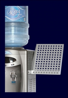 Držák reklamních letáků stříbrný