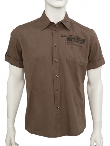 Pánská košile khaki KH27760