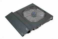Porte cRadia Flex chladič pro notebook hliníkový černý 22cm vent