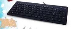 Canyon klávesnica, slim, USB, čierna, SK