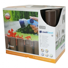 Palisada Cellfast 3 Maxi, 2.1 m, hnedá