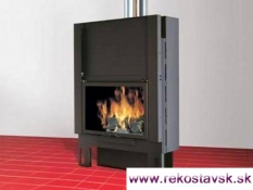 krbová vložka Edilkamin TEKNO 1 CN - rovné sklo