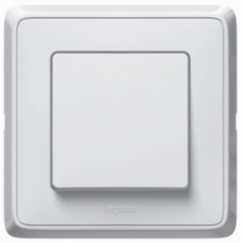 Vypínač č.1, biely, 230V, 10A, IP20, 773801