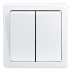 vypínač č.5, biely, béžový, slonovinový, šedý, krémový, hnedý,10A, IP20,3557G-C05340 B1