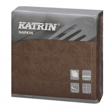 116236 Katrin DecoSoft Victorian mocca 40x40, Servítky DecoSoft