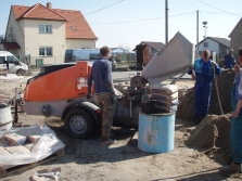 Začátek stavby