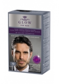 Kallos Glow farba na vlasy pre mužov nr. 10 čierna 40ml