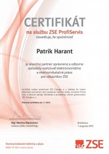 Certifikát