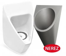 Bezvodý pisoár ECOSTEP-P1 - keramický nebo nerez, skladem
