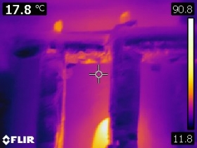 Provádění termografických měření.