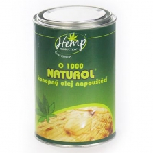 Konopný napouštěcí olej Naturol k ochraně měkkého i tvrdého dřeva především v interiérech