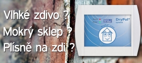 Elektronické vysoušení a trvalá izolace vlhkého zdiva - DryPol system