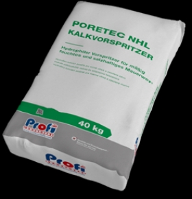 PROFI - sanační systém / vápenný postřik (PROFI Poretec NHL Kalkvorspritzer)