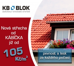 Nová střecha od Kábíčka od 105,- za m2