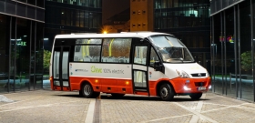 Elektromobil malý autobus midibus EVC FIRST