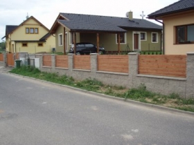 Výroba plotu