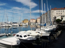 Slovinsko - Piran, kouzlo přístavu plného jachet