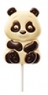 Lízátko panda bílá čokoláda