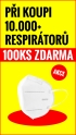 ▴FFP2 Respirátory - akce 100 ks ZDARMA při koupi každých 10k!▴ SKLADEM