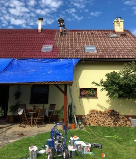 Nátěry a čištění střech a fasád
