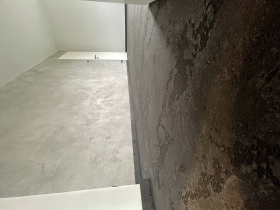 Stavební práce, betonové stěrky