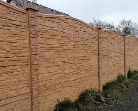 Výroba a montáž betonových plotů