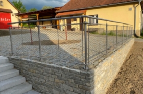 Schodiště, zábradlí