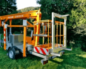 Pronájem přívěsných pracovních plošin