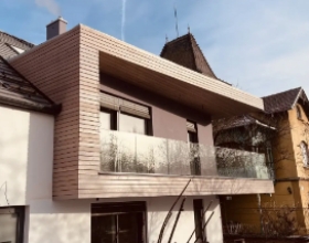 Provětrávané dřevěné fasády