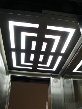 Osvětlení výtahu
