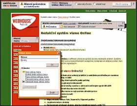 Redakční systém vismo Online