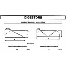 Odsávací digestoře s tukovými filtry