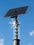 Solární lampy pro komunikace a stezky