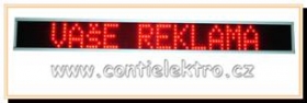 Textové panely 5x7 bodů