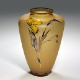 Váza ambr s květy
