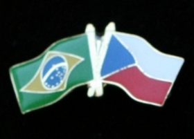 Odznak s dvěmi vlajkami