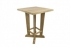 Barový teakový "románský" čtvercový stolek