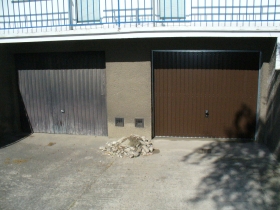 Výklopná garážová vrata NORMSTAHL - jsou bez stropních kolejnic  !! 