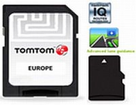 GPS mapy a příslušenství - TomTom mapy záp. a stř. Evropy v8.60, IQ Routes SD