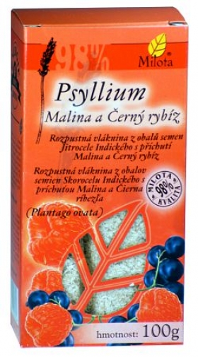 Psyllium malina a černý rybíz