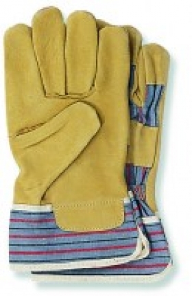 Ochranné rukavice - žlutá štípaná kůže