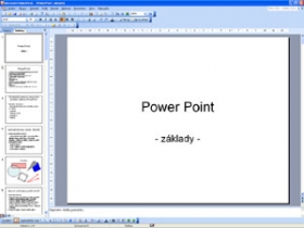Základní kurz pro začátečníky - MS PowerPoint
