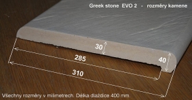 Bazénové lemy Greek stone Evo 2