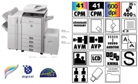 Digitální barevný multifunkční systém mx-4101n