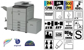 Digitální barevný multifunkční systém mx-2600n