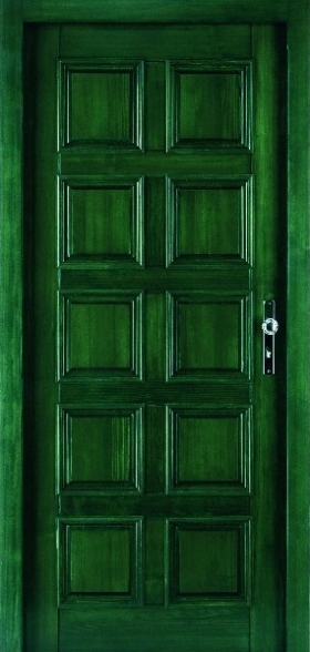 Venkovní dveře z masivu Blanice